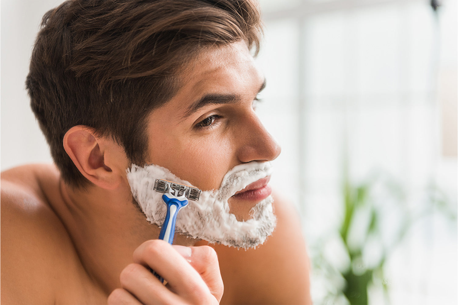 How to shave a beard